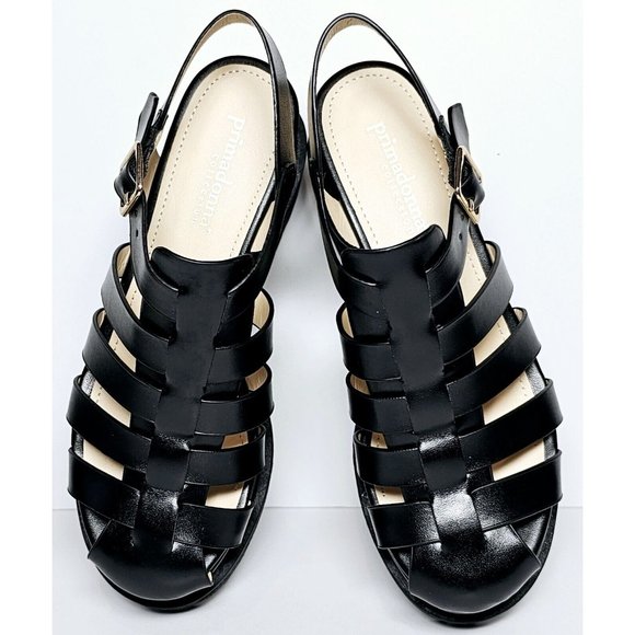 PRIMADONNA COLLECTION WOMEN SANDAL PLATFORM STRAPS EURO SIZE BLACK 00134 ECP - Picture 4 of 12